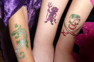 Glitzertattoos